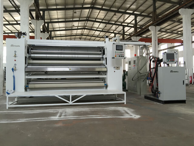 2.8m  width laminating machine initiated in China delivered to customer in Qingdao